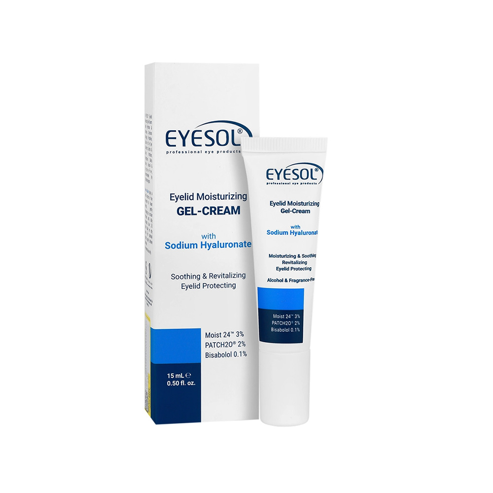 تصویر کرم ژل مرطوب کننده پلک و دور چشم آیسول